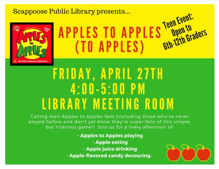 04.27.18 Teen Scene Apples to Apples to Apples.jpg
