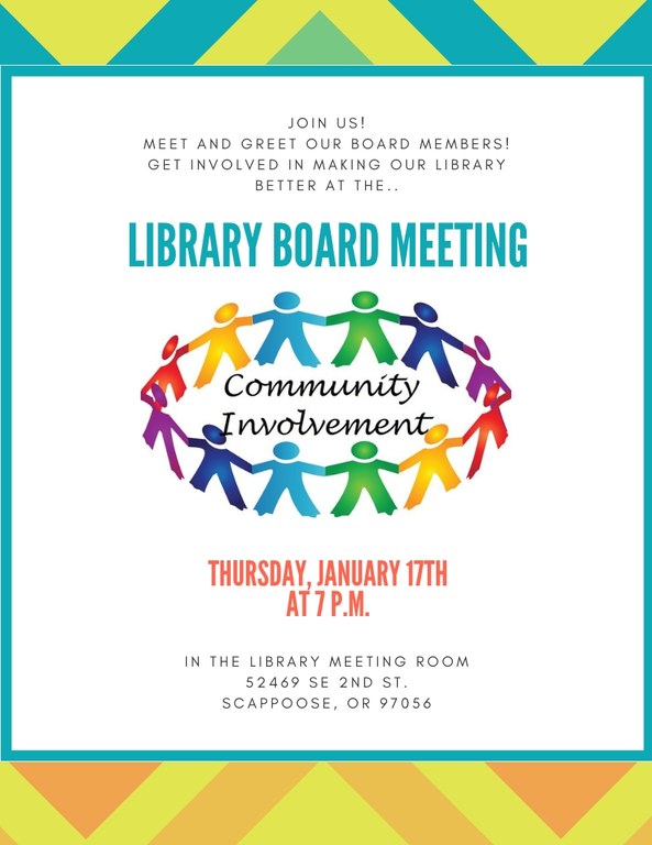 Join us!MEET AND GREET OUR BOARD MEMBERS!GET INVOLVED IN MAKING OUR LIBRARY BETTER AT THE...jpg