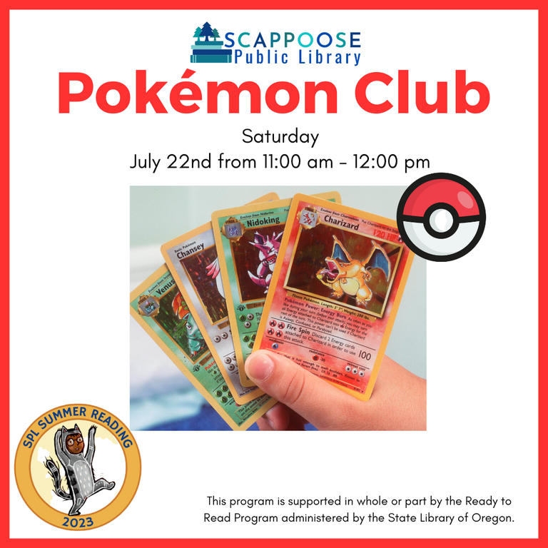 Pokémon Club Reading Program